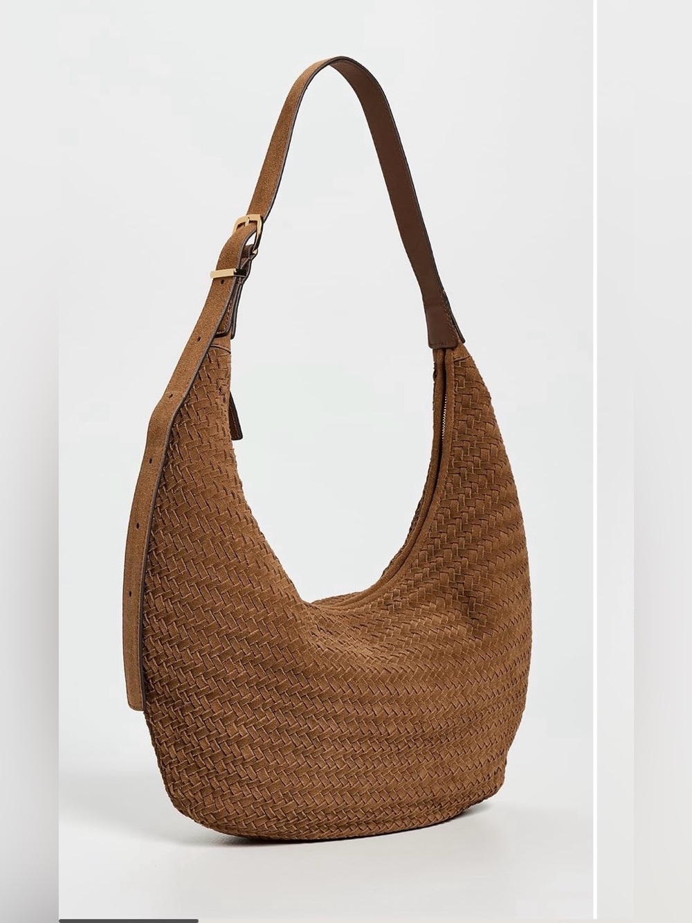 Madewell Brown Woven Hobo Shoulder Bag